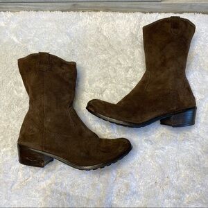 Ugg Australia Briar Womens Girls Ladies BROWN LODGE Suede/Shearling Boots 4